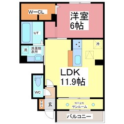 クレール山総の物件間取画像